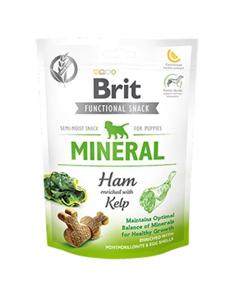 OBC018564-1565615269 Pamlsok Brit Care Dog Functional Snack Mineral Ham for Puppies 150 g – Obrázok 1