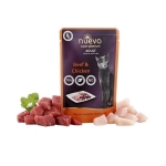 NUEVO cat Adult Beef & Chicken bal. 16 x 85 g kapsičky