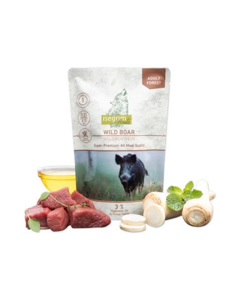 OBC022487-1659547354 ISEGRIM dog Monoprotein Isegrim Roots, Wild Boar bal. 7 x 410 g kapsičky – Obrázok 1