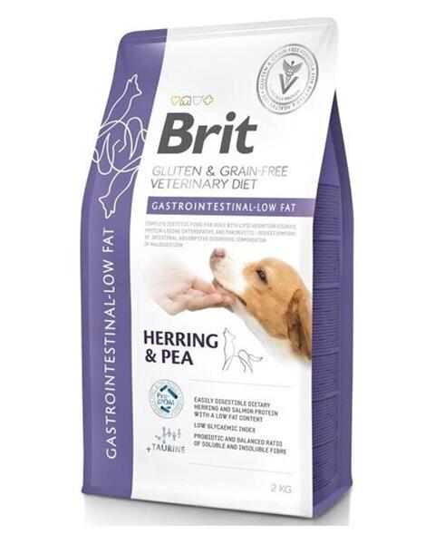 OBC023813-1691143958 Brit Veterinary Diets GF dog Gastrointestinal-Low fat 2 kg – Obrázok 1