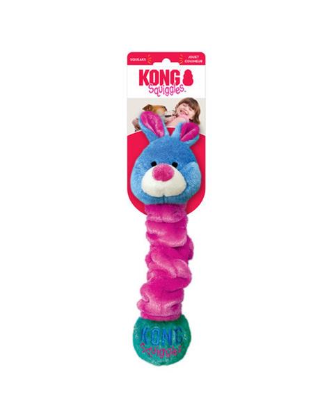 OBC024152-1701951991 Hračka Kong Dog Squiggles Assorted Postavička, polyester, M – Obrázok 1