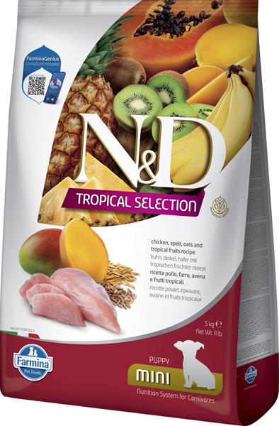 OBC026346-1762178965 Farmina N&D dog TROPICAL SELECTION (AG) puppy mini chicken 5 kg – Obrázok 1
