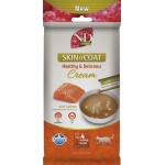 Pamlsok Farmina Creamy N&D Quinoa Cat Skin & Coat with Salmon Adult