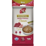 Pamlsok Farmina Creamy N&D Quinoa Cat Hairball with Chicken & Tuna Adult 60 g