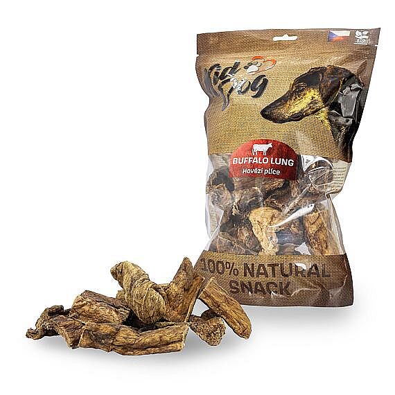 a02be38b8ff58ce4757c1d88dc7b5dc238f0c6eb KD Natural Snack, hovädzie pľúca 4-8 cm/ 300g – Obrázok 1