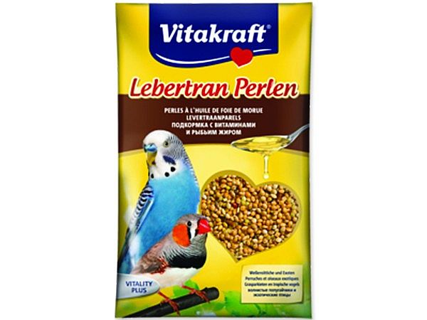 a3323605c47311bf159fd19dac478b59324fc597 VK Perls-cod liver oil budgies 20g – Obrázok 1