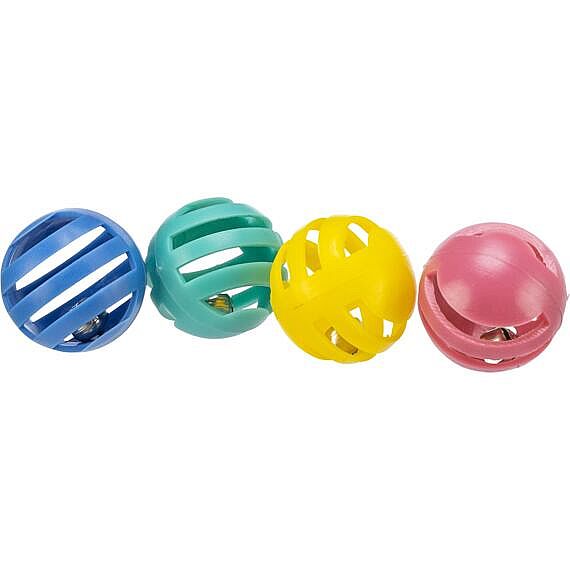 b067b6315bfee1575707b7b24d4722706c37e741 Set of rattling balls, plastic, ø 4 cm, 4 pcs. – Obrázok 1