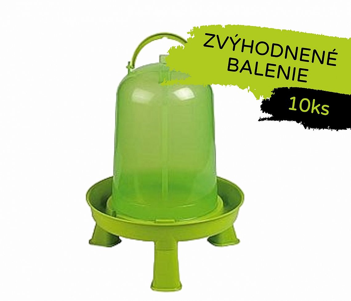 b226a1d4fd8c41baf93ff42eb800a67ddadcb9c6 Napájačka pre hydinu 5L na nožickách 10ks – Obrázok 1