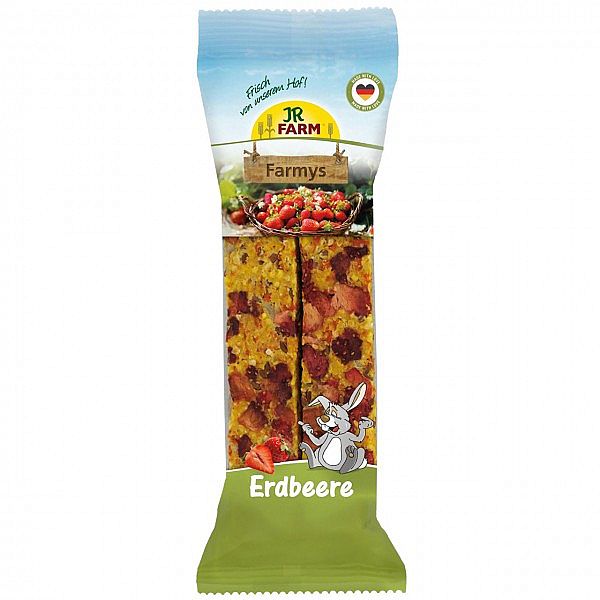 b24e80e1ed05249bcae5eec73f0275706ba2e331 JR Farmys tyčinky pre hlodavce jahoda 160g/2ks – Obrázok 1