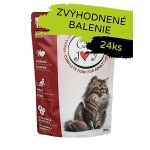 Cat Joy beef 24x85g kapsička