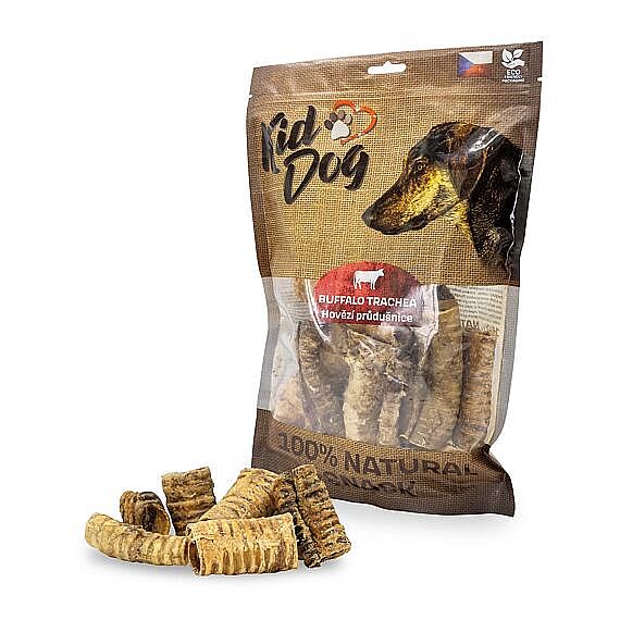b49d3d3aea2dad833fe15b81091cb506ca08e664 KD Natural Snack, hovädzia trachea 4-8 cm/ 300g – Obrázok 1