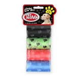 WASTE BAG 4 ROLLS COLOUR