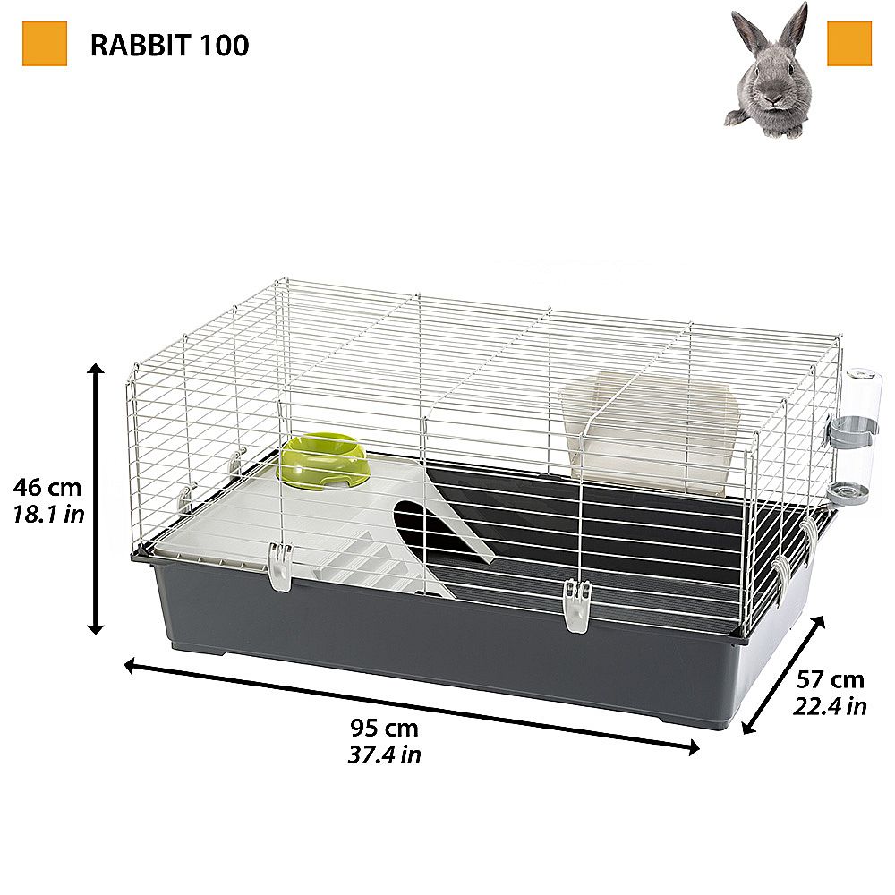 b9e67838098c6097b11cdfb5fada92150e865109 CAGE RABBIT 100 GREY – Obrázok 1