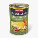 Konzerva GRANCARNO Superfoods 400g - kura, špenán, maliny, tekvicové semienka