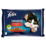 FELIX Fantastic Multipack 4x85g hovädzie/kura v želé