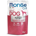 MONGE GRILL s hovädzím mäsom 100g kapsička pre psy