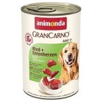 Konzerva GranCarno ADULT hovadzie+kac.srdc 400g