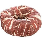 Denta Fun Marbled Beef Chewing Ring. bulk, ø 10 cm, 110 g