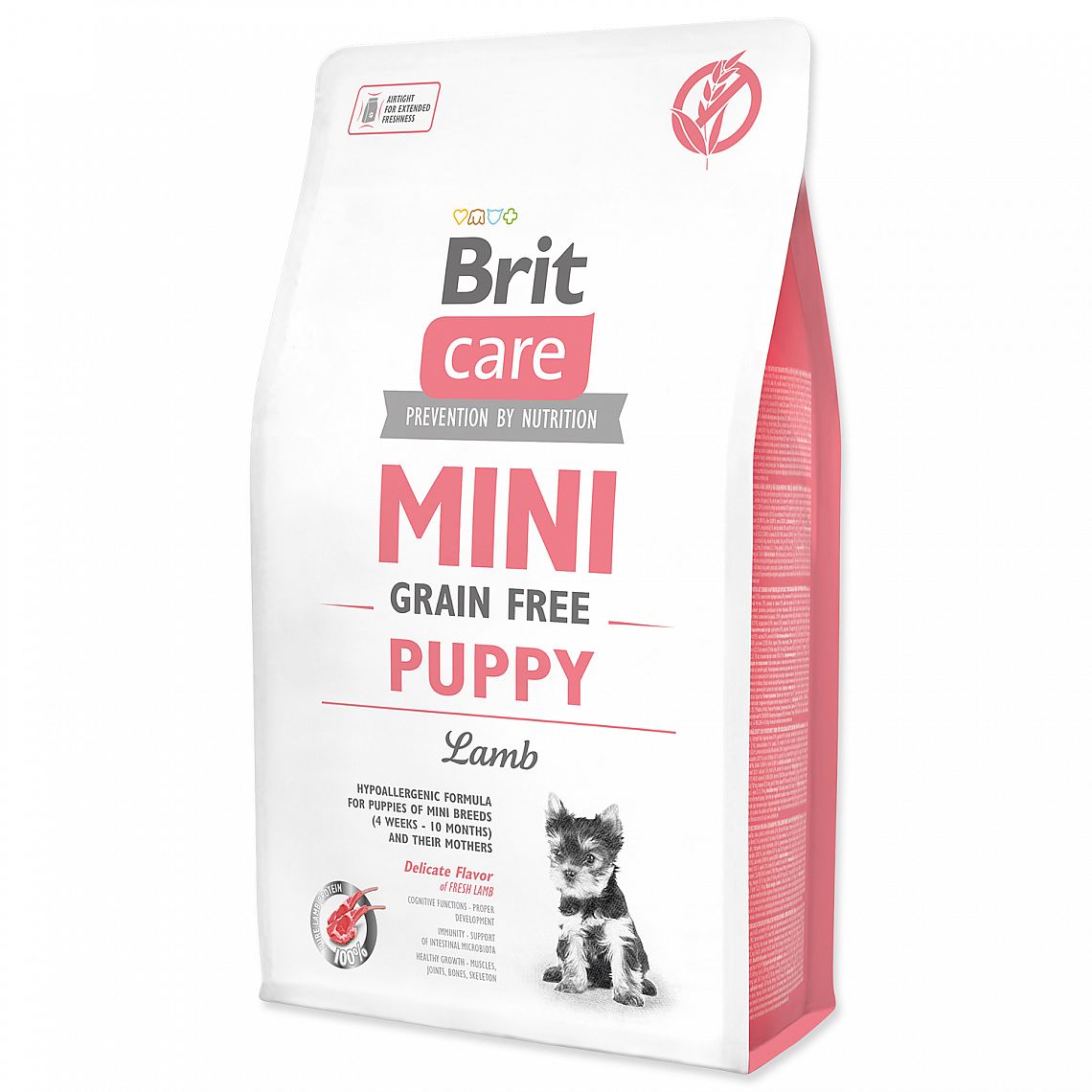 cdf407041b21e09b1b613b11825a1a507dc136a5 BRIT Care dog Grain Free Puppy Mini Lamb 2kg – Obrázok 1