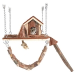 Janne playground, mice, bark wood, 26 × 22 cm