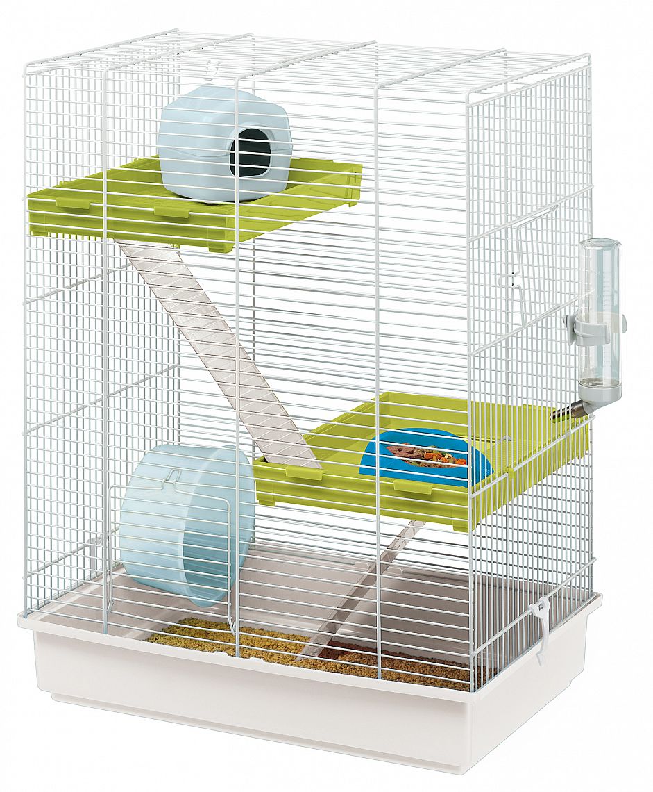 d222aaf9ccac4e7d8822f464534dec5609c1236c CAGE HAMSTER TRIS WHITE – Obrázok 1