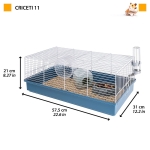 CAGE CRICETI 11 WHITE