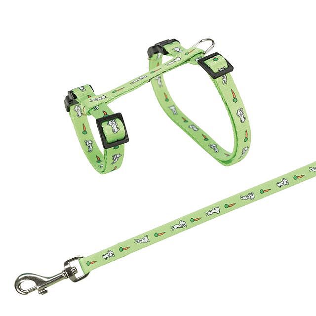 d8d8dc89af68428f8f4e39c664c6c68176abeea5 Harness with leash, rabbits, 25–44 cm/10 mm, 1.25 m – Obrázok 1