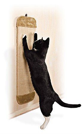 d98065517495baab443bc0ef94c8e0eb8389c505 Scratching board XL, sisal rug/plush, catnip, 18 × 78 cm, natural/beige – Obrázok 1