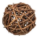 Wicker ball, ø 10 cm