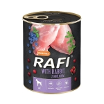 RAFI Grain Free konzerva pre psy s králikom 800 g