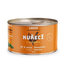 e9b0a04350d9e352c02bfd725ba521d8e682d153 Konzerva LOUIE kuracie s cuketou 200g pre psov – Obrázok 1