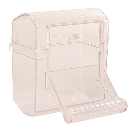 ed8717ef8d847caf5dbb7c439782a3a314df9a02 Bowl with landing perch, plastic, 70 ml/7 × 7 cm – Obrázok 1