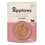 Kapsička APPLAWS Cat Tuna fillet with Salmon 70g in broth