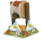 JR FARM Drevený kolotoč s krmivom 200g