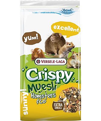 fcf8771fbda05bd86bc9e4711fce7ffff143e42b VL CRISPY Muesli Hamsters & Co 1kg – Obrázok 1