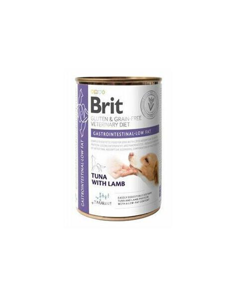 obc023819-1691143958 Brit Veterinary Diets GF dog Cans Gluten & Grain free Gastrointestinal-low fat 400 g – Obrázok 1